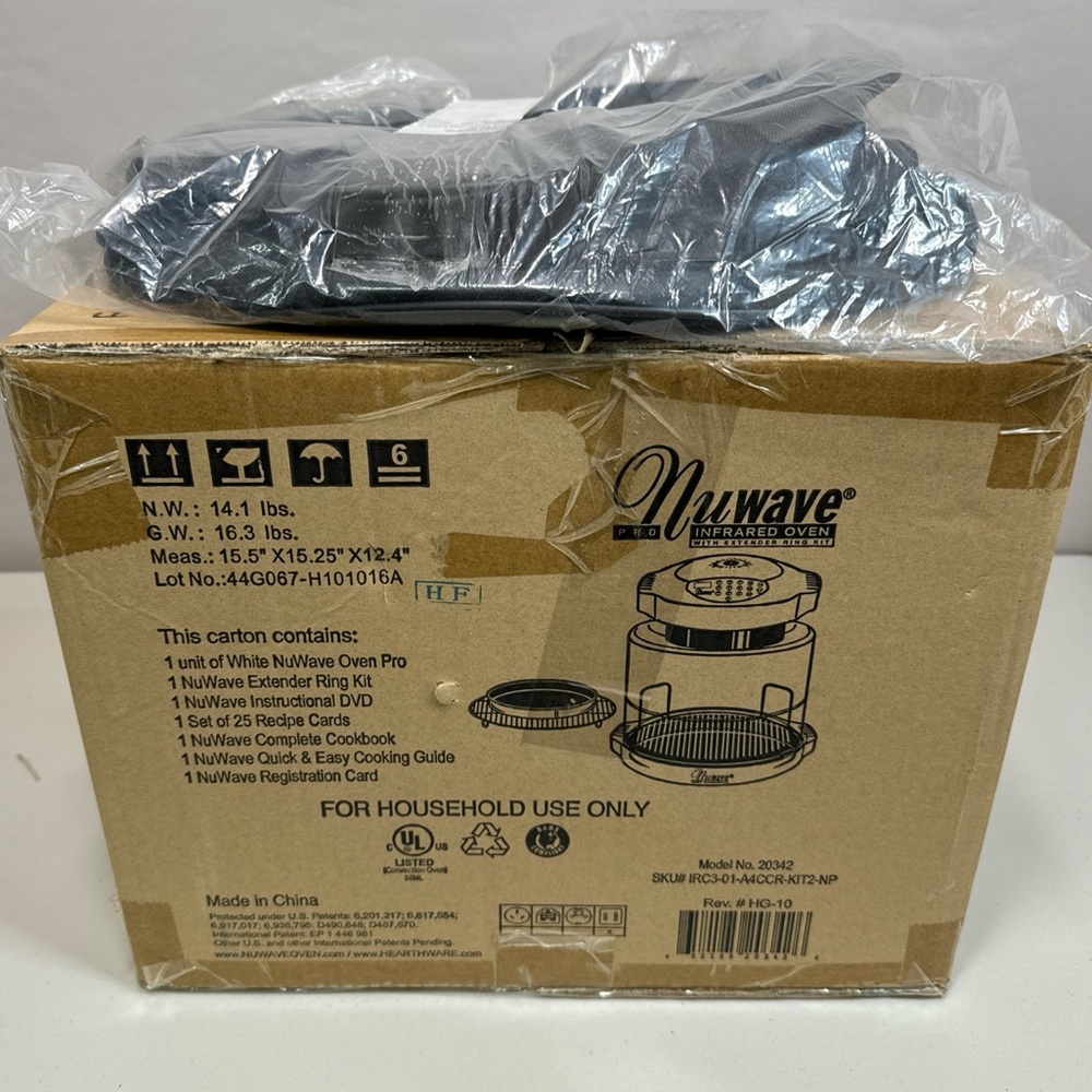 NuWave Infrared Oven with Extender Ring Kit Model # 20342